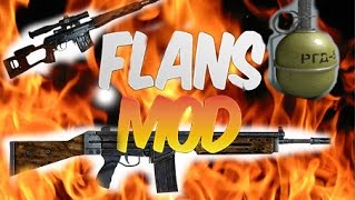 Обзор модов 8 Flans mod часть 2 снайперские винтовки гранаты [upl. by Liag]