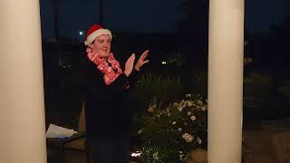 Alec Briggs singing Christmas Carols at Aunt Pams House on Christmas Day 2023 [upl. by Annemarie601]