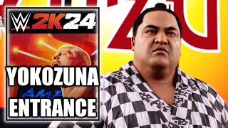 WWE 2K24 Yokozuna Entrance Cinematic [upl. by Scherman]