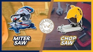 Miter Saw vs Chop Saw Which Wins for Your Woodwork [upl. by Annez]