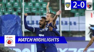 Chennaiyin FC 20 NorthEast United FC  Match 60 Highlights  Hero ISL 201920 [upl. by Hibben]