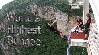 Do you dare to go on the worlds highest bungee jump [upl. by Rrats]