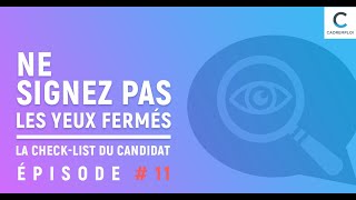 La CheckList du candidat  11  Tout travail mérite salaire [upl. by Glorianna]