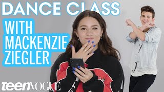 Mackenzie Ziegler Teaches Sage Rosen the Biggest Dance Moves on Tik Tok  Teen Vogue [upl. by Ttej]