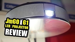 Review JmGO G1 LED Projector  TV Movies Gaming… [upl. by Luhey]