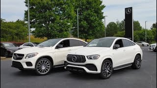 Comparing the 2021 MercedesAMG GLE53 and the 2019 GLE43 AMG [upl. by Katey735]