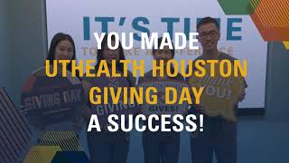 UTHealth Houston Giving Day 2024 was a success [upl. by Yeliab388]