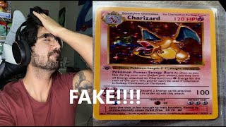 I almost bought a FAKE 1ST ED SHADOWLESS CHARIZARD [upl. by Ramaj]