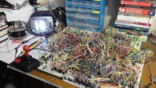 Homebuilt 8bit CPU  Computer with graphics and sound made from scratch using 74HC Logic [upl. by Lorianne]