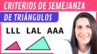 CRITERIOS de SEMEJANZA de Triángulos 📐 [upl. by Cohe]