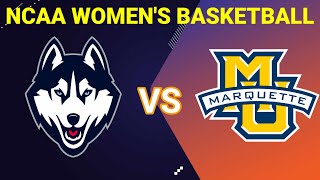 UConn vs Marquette  2023 NCAA WOMENS BASKETBALL LIVE SCORE [upl. by Aimit]