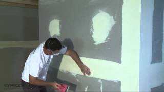 Installing Gyprock plasterboard  How to sand and finish plasterboard joints [upl. by Sierra]