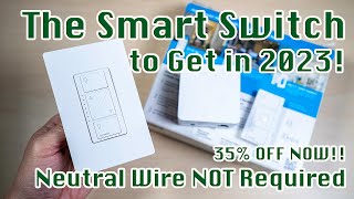 Lutron Caseta Smart Dimmer Start Kit  The One to Get Still in 2023  Neutral Wire Not Required [upl. by Emya602]