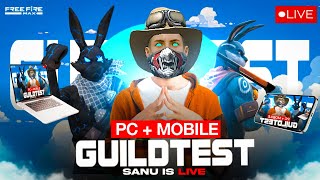 Can We Find One of the Fastest ⚡️ PC 🖥️ OR MOB 📱Player in Live 😱 🔥 guildtest freefire 🚀😱❗️ [upl. by Filiano]