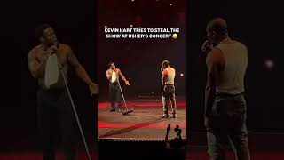 Kevin Hart tries to steal the show at Ushers concert💀😭 usher kevinhart rnb singer pop [upl. by Fronia871]