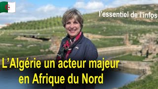 Mme Elizabeth Moore Aubin au Jeune Indépendant  « L’Algérie un acteur majeur en Afrique du Nord » [upl. by Lavicrep]