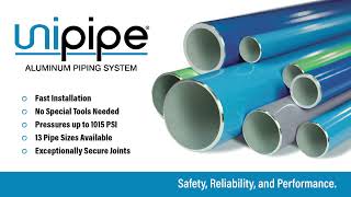 Introducing Unipipe Aluminum Piping System [upl. by Rockefeller28]