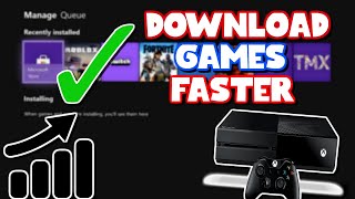 HOW TO DOUBLE YOUR XBOX ONE DOWNLOAD SPEEDS Easy Tutorial [upl. by Esirtal]