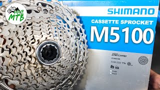 Part 2 Deore M5100 1151T The VERSATILE Shimano 11 Speed Cassette Installation Review vs M6100 [upl. by Eenaj848]