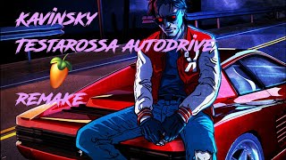 Kavinsky  Testarossa Autodrive FL STUDIO REMAKE [upl. by Tildy]