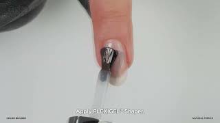 Natural French Nails  CND™ PLEXIGEL Color Builder [upl. by Asyral]