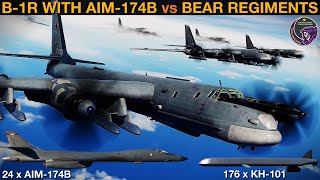 Could B1R With AIM174B Defend Guam From Two Russian Tu95 Bomber Regiments WarGames 242  DCS [upl. by Vernita]