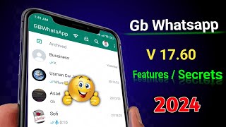 Gb Whatsapp v1760 new features  gb whatsapp version 1760 all settings and hidden features [upl. by Eonak962]