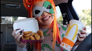 Trying NEW TRISHA PAYTAS McDonalds MEAL [upl. by Nnylanna]