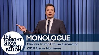 Melania Trump Excuse Generator 2018 Oscar Nominees [upl. by Itsur159]