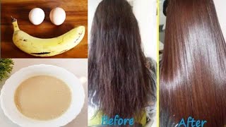 Banana And Egg Hair Mask For Dry Frizzy Damege Hair  Maximum Hydration  Double Hair Growth [upl. by Ayotyal]