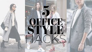 5 simple style hacks to slay your office outfits [upl. by Sirromad]