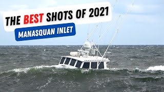 BEST OF MANASQUAN INLET 2021  The BEST Boat Shots Wins and Fails  Part 1 Exciting Boat Action [upl. by Izogn628]