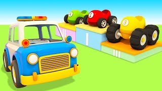 Competition for RACING CARS Helper cars amp car cartoons for kids Full episodes of car cartoon [upl. by Hendricks]