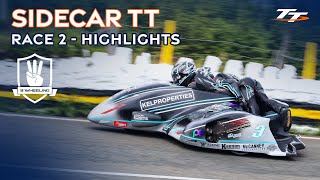 3WheelingMedia Sidecar TT Race 2  Highlights  2024 Isle of Man TT Races [upl. by Eseilanna]