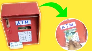 How to make ATM Machine with cardboard at home [upl. by Dennet]