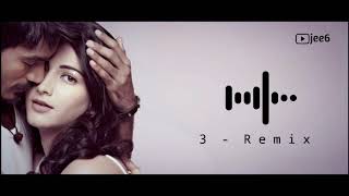 3 Bgm Remix  Ringtone  painfull love bgm Tamil  jee6 [upl. by Goldia911]