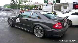 Mercedes Benz CLK AMG DTM w Decatted Exhaust VERY LOUD [upl. by Kronfeld]