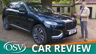 Jaguar FPACE 2022 UK Review  Best Sports SUV [upl. by Ynatsed]