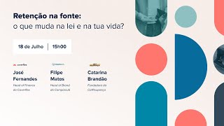 Webinar quotRetenção na fonte o que muda na lei e na tua vidaquot  ComparaJá e Coverflex [upl. by Olli]