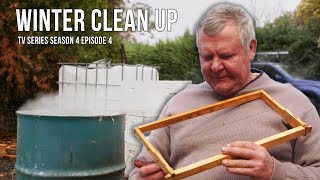 Cleaning Bee Frames with Fire  When Beekeeping Gets Hot  The Bush Bee Man [upl. by Perice929]