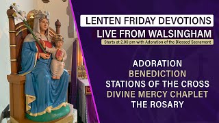 LIVE  Lenten Friday Devotions from Walsingham  16th February 2024 [upl. by Alocin450]