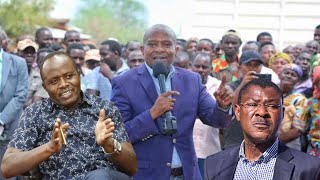 ANGRY CS KINDIKI SENDS TOUGH WARNING TO WETANGULA AND GOV NATEMBEA FOR FIGHTING IN FUNERAL [upl. by Attalanta]