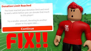 How To FIX DONATE ERROR In Bloxburg [upl. by Yeliak]