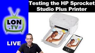 Live Testing the HP Sprocket Studio Plus Printer Take 2 [upl. by Mir]