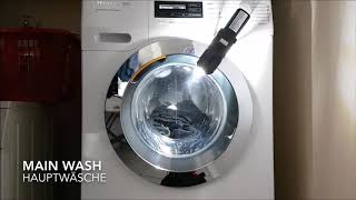 Allergen Cycle Miele W1 WKH272 TwinDos Washing Machine Powerwash Allergo Wash Allergy Cycle [upl. by Grae635]