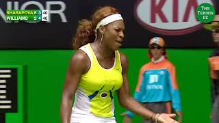 Serena Williams v Maria Sharapova  2005 Australian Open SF [upl. by Tannenwald]