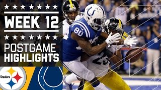 Steelers vs Colts  NFL on Thanksgiving Week 12 Game Highlights [upl. by Roselane]