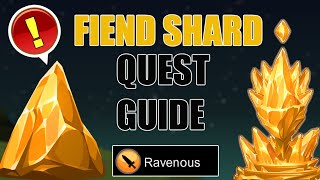 AQW Prime Fiend Shard Quest Guide Ravenous Forge Enhancement  And Side Quest Items [upl. by Dranik444]