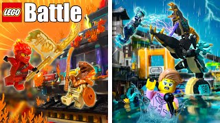 I Simulated NINJAGO Battles with LEGO [upl. by Jecho3]