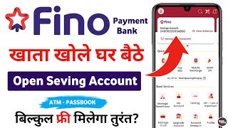 fino payment bank account opening 2024  fino bank account opening online mobile [upl. by Audra799]